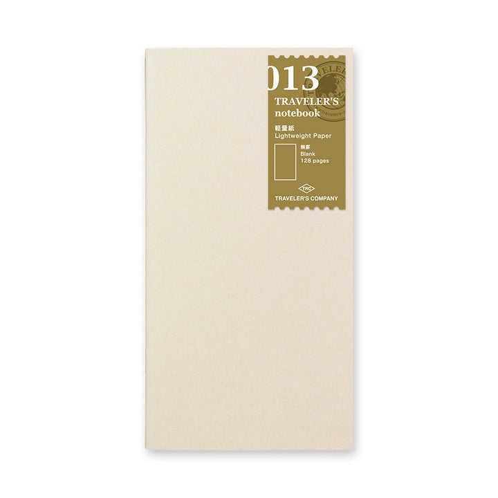 Traveler's Light Paper Notebook, Regular Size