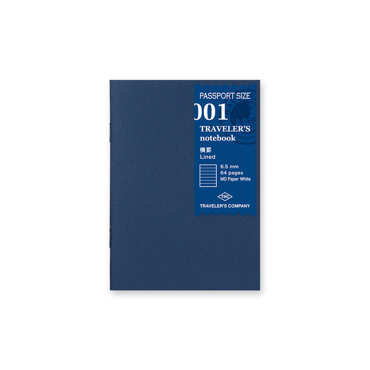 Traveler's Notebook Insert, Passport Size, 5 styles