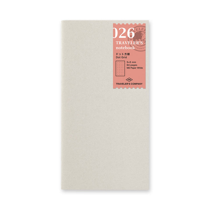 Traveler's Notebook Insert, Regular Size, 5 styles