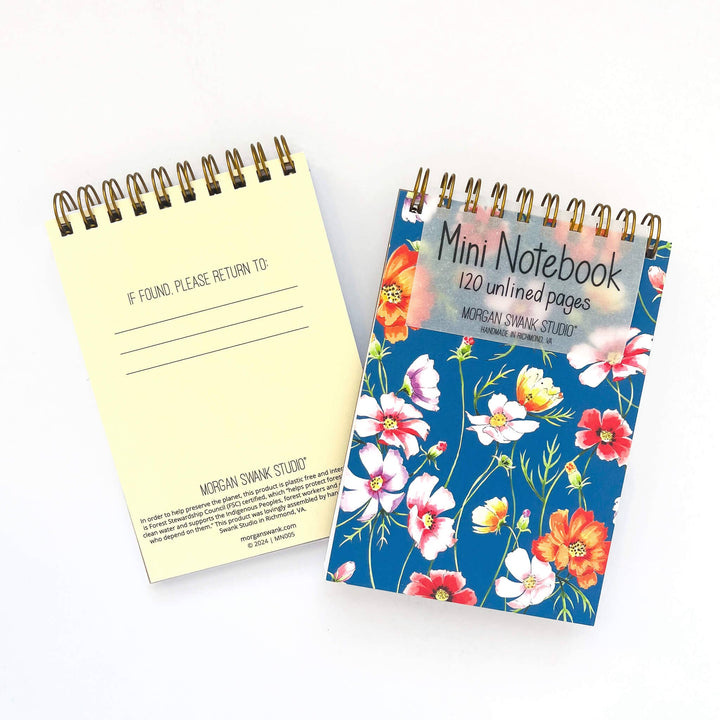 Cosmos Floral Mini Notebook