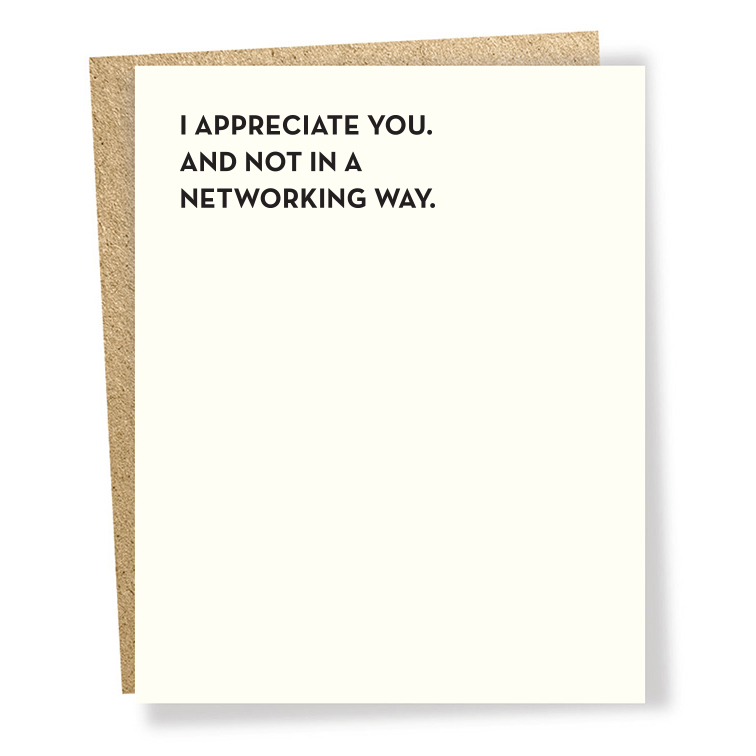 Appreciate Greeting Card