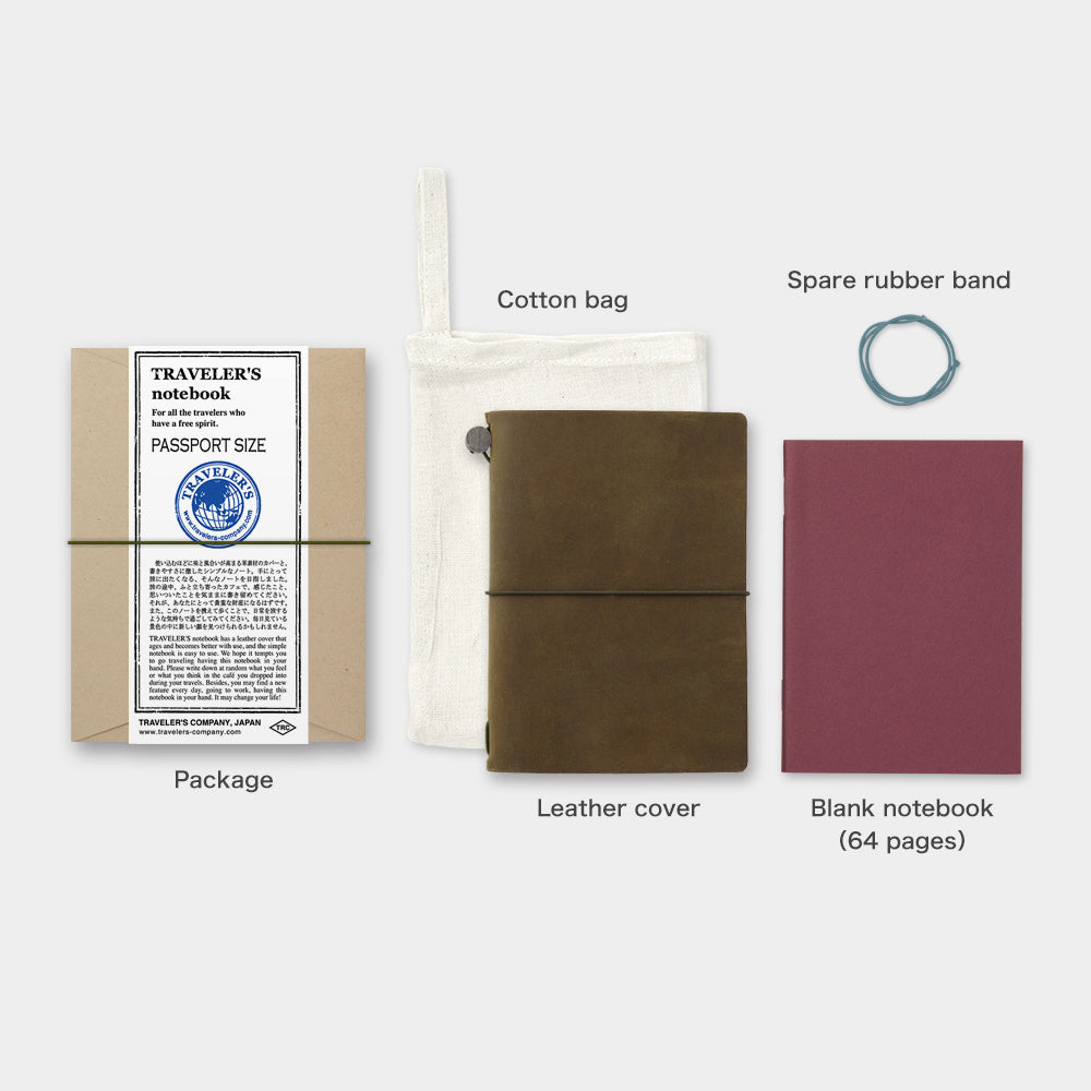 Traveler's Starter Kit, Passport Size, 4 colors