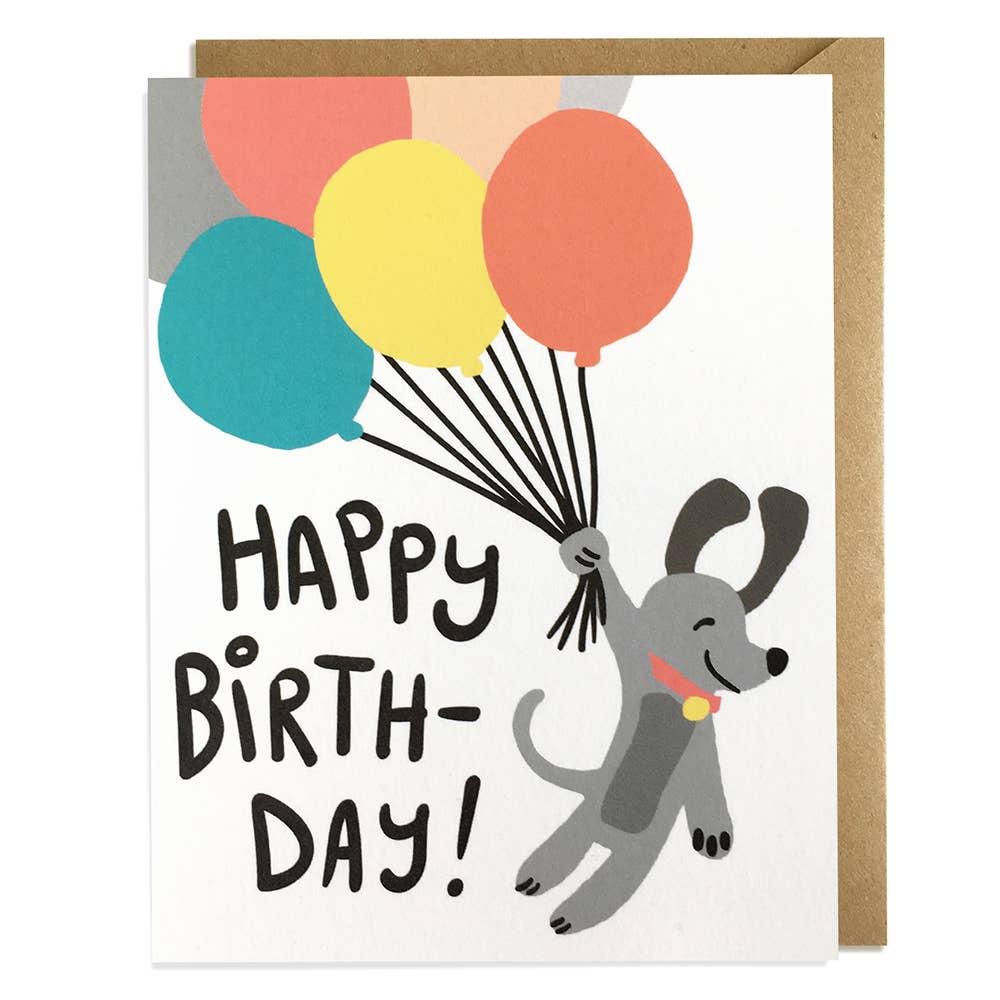 Balloons Birthday Card