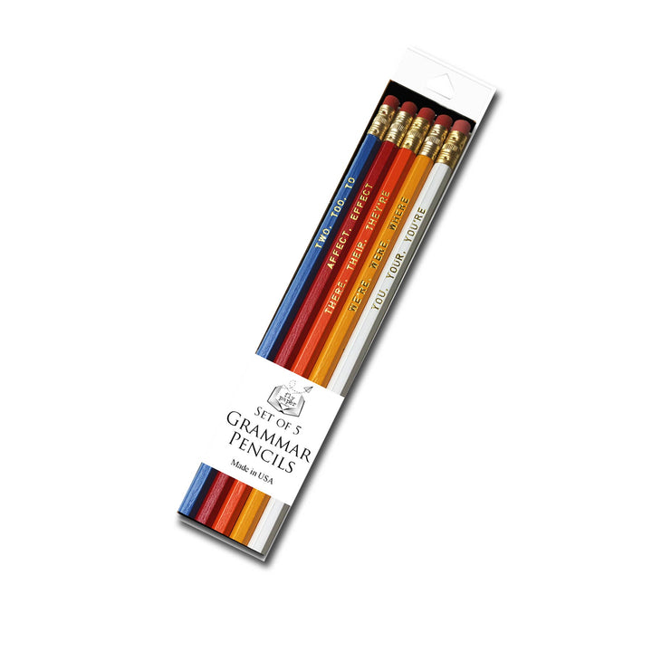 Grammar Rules Pencils, Set of 5