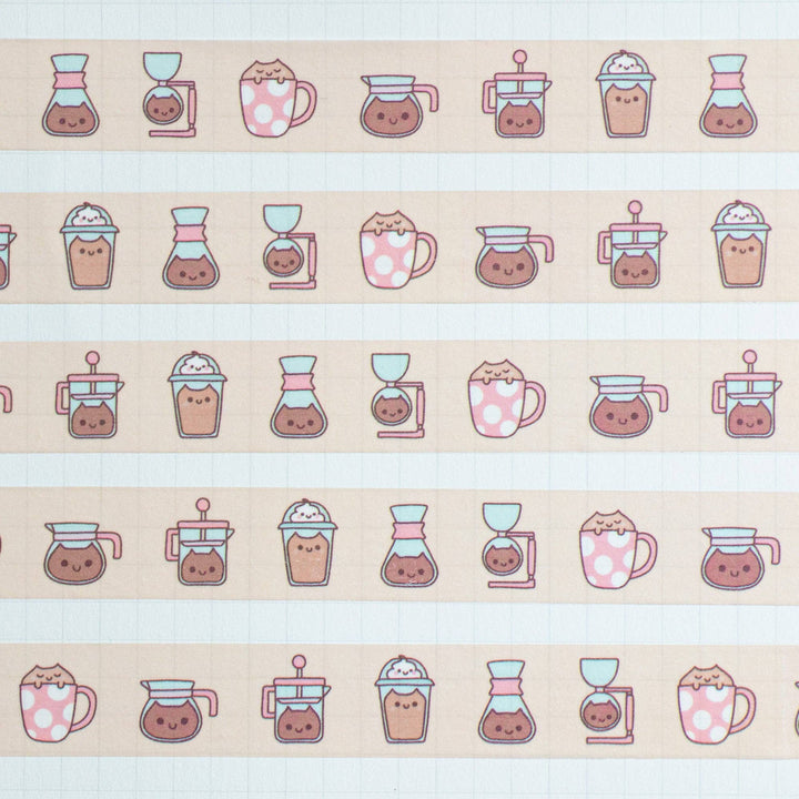Coffee Cats Washi Tape