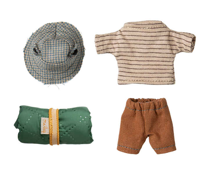 Each piece of brother mouse's clothes.  