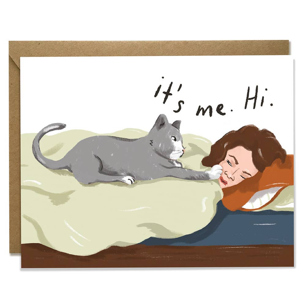 Bothering Cat Card
