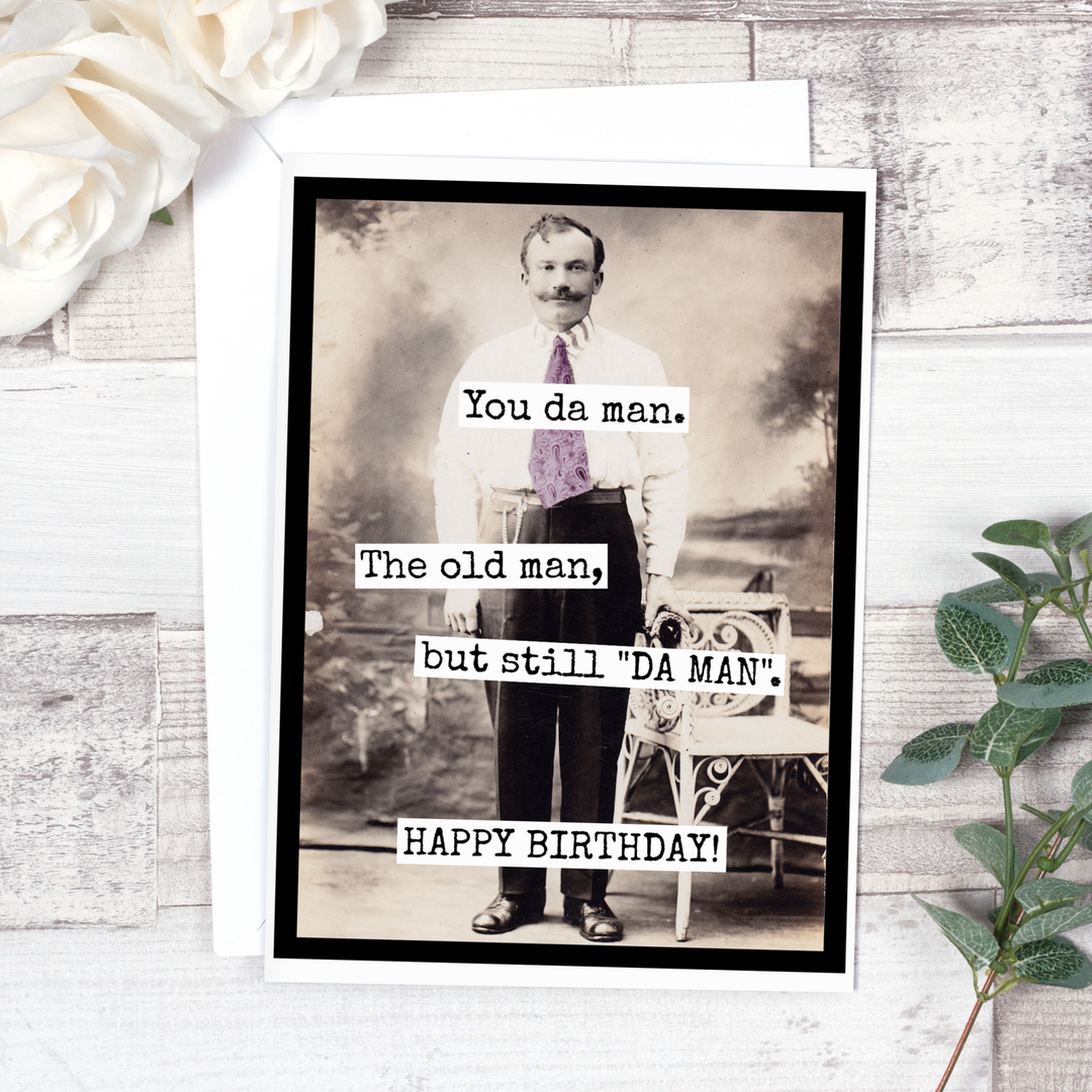 You Da Man Birthday CArd