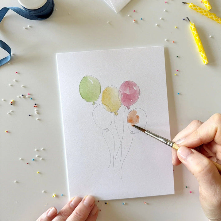 Celebrate Paintable Notecards, Set of 8