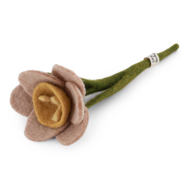 Felt Mini Flowers, 6 Varieties
