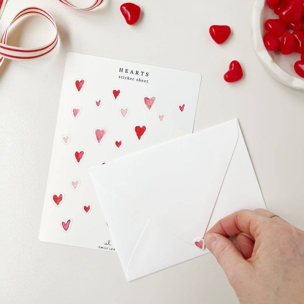 Valentine Stickers, 2 sheets