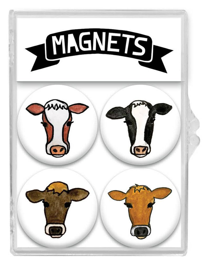 Dairy Cow Magnets, Set of 4