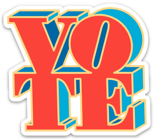 Vote Die Cut Sticker