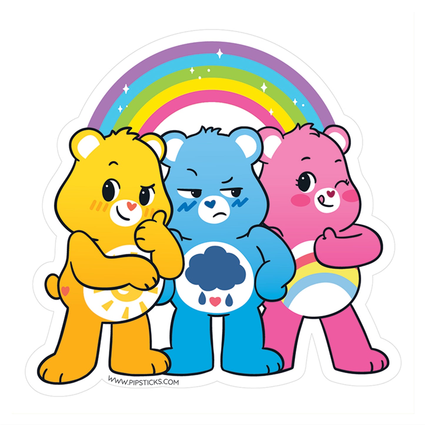 Care Bears Trio Vinyl Sticker