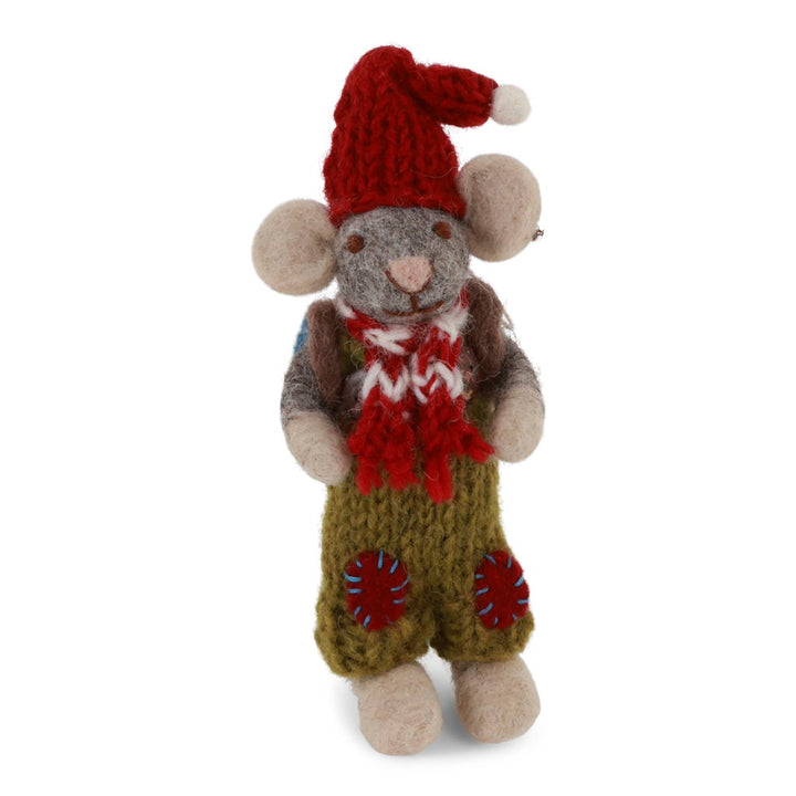 Felt Mouse with Back Pack, 2 Sizes