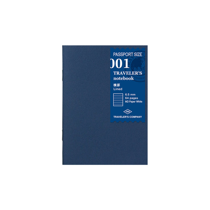 Traveler's MD Paper Insert, Passport Size, 2 Styles