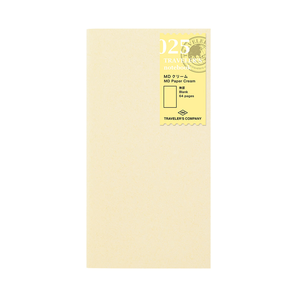 025 Traveler's MD Cream Blank, Regular Size