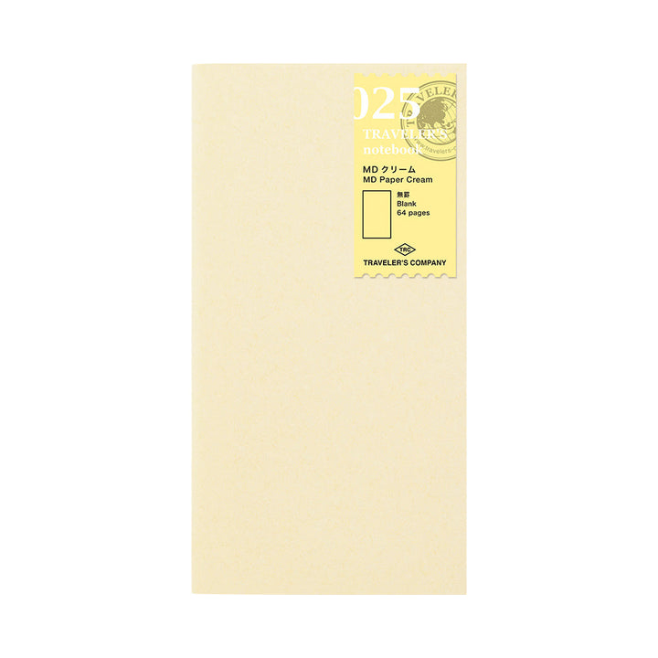 025 Traveler's MD Cream Blank, Regular Size