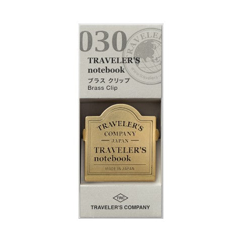 030 Traveler's Brass Clip, 2 Styles