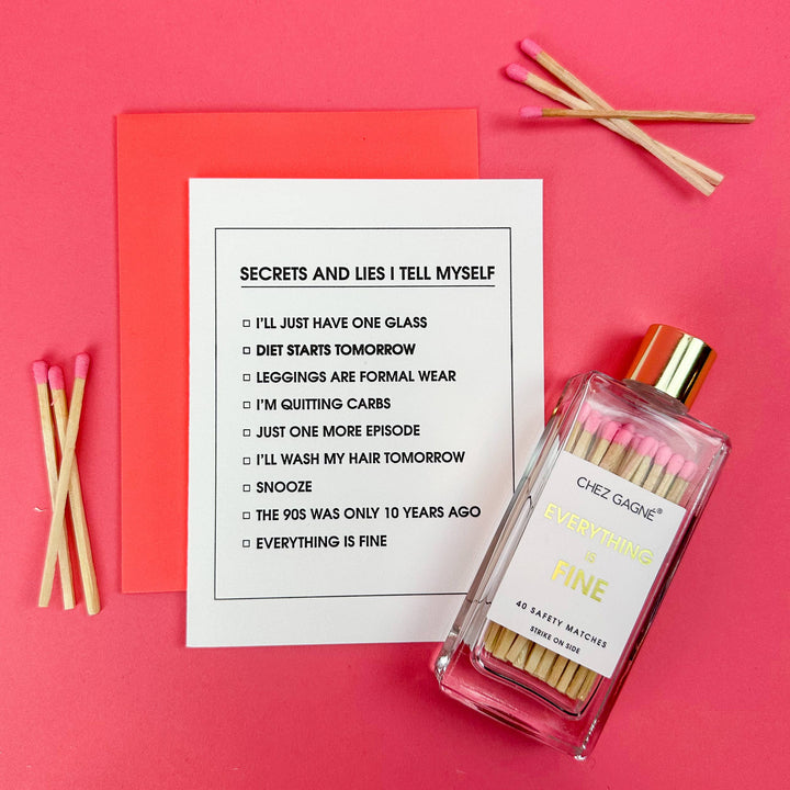 Secrets and Lies Card