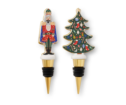 Nutcracker Wine Stopper Set