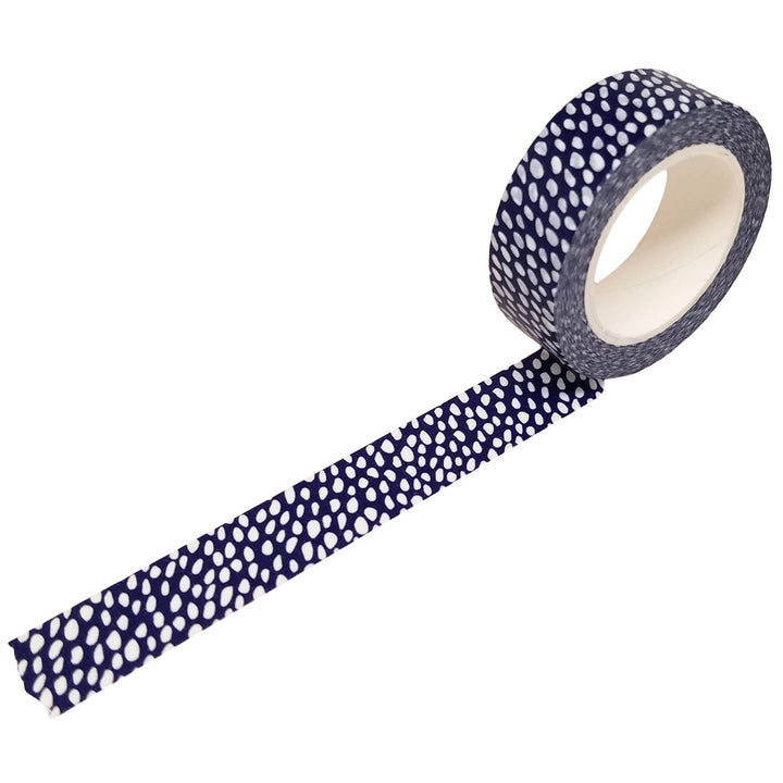 Navy Blue Dots Washi Tape