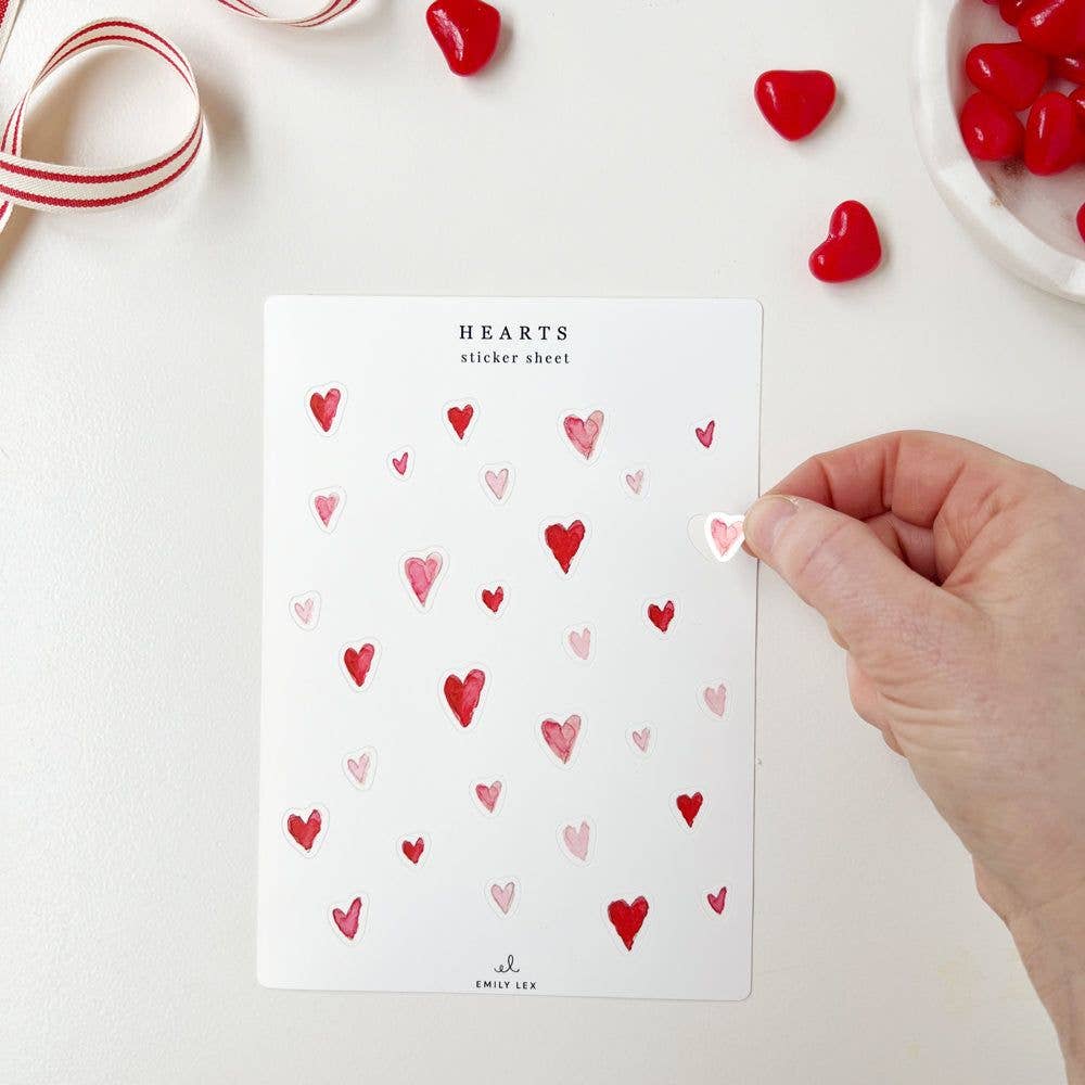 Valentine Stickers, 2 sheets