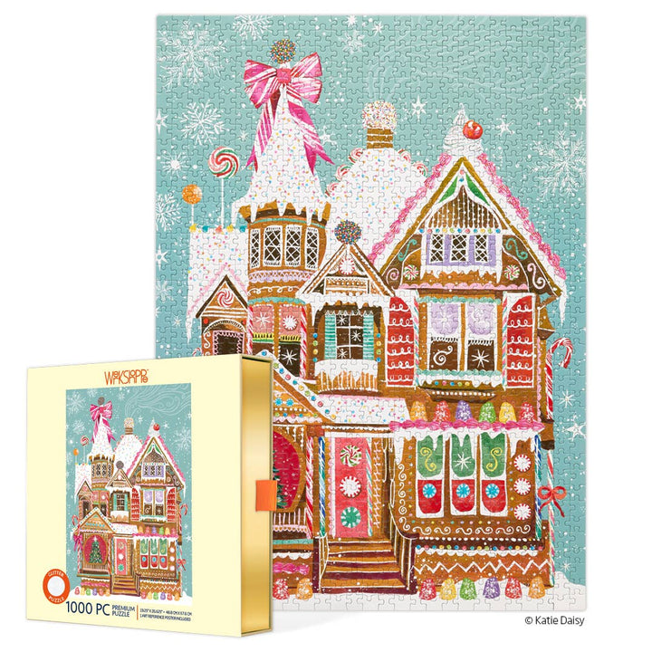 Gingerbread House Puzzle, 1000 Pieces