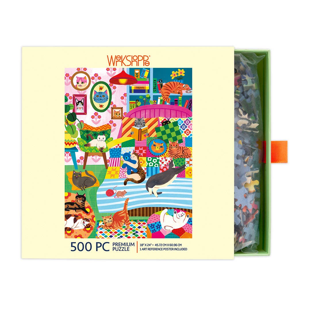 Cat Nap Stories Puzzle, 500 Pieces