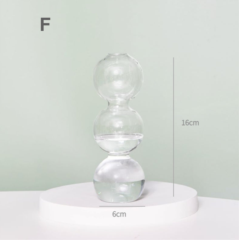 Modern Glass Candlestick, 22 shapes