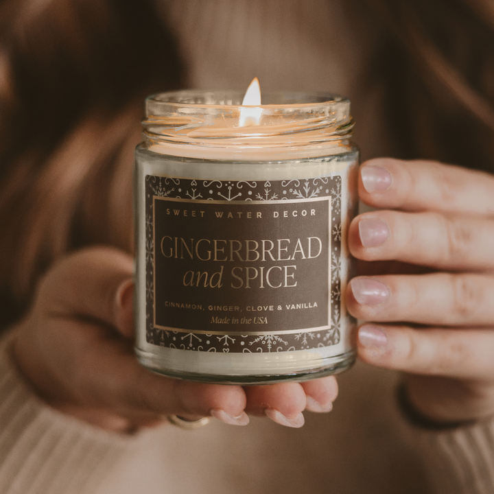 Gingerbread and Spice Soy Candle, 4 Sizes