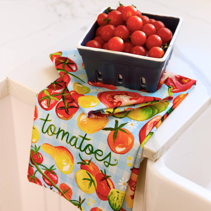 Tomatoes Cotton Tea Towel
