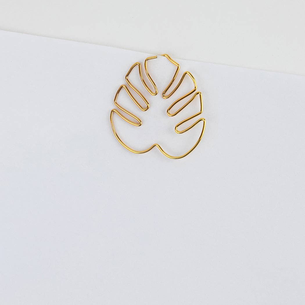 Monstera Paper Clips. 25 pack