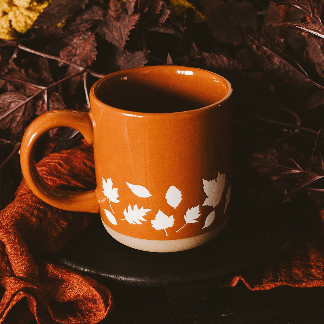 Fall Leaves Mug, 14 oz