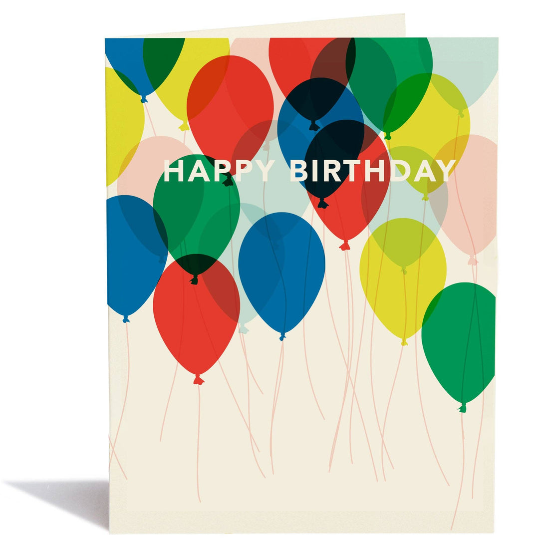 Balloons Birthday Card