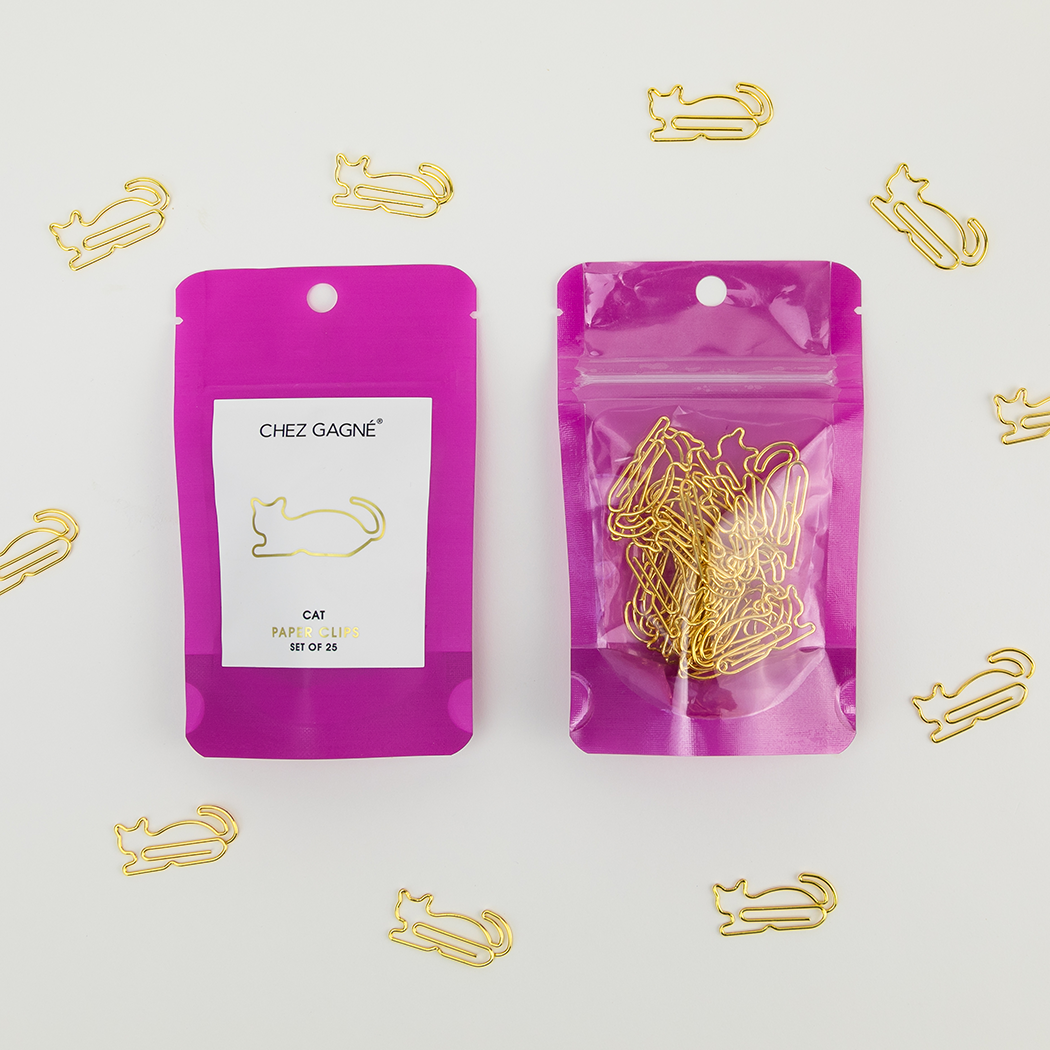Cat Paper Clips, 25 pack