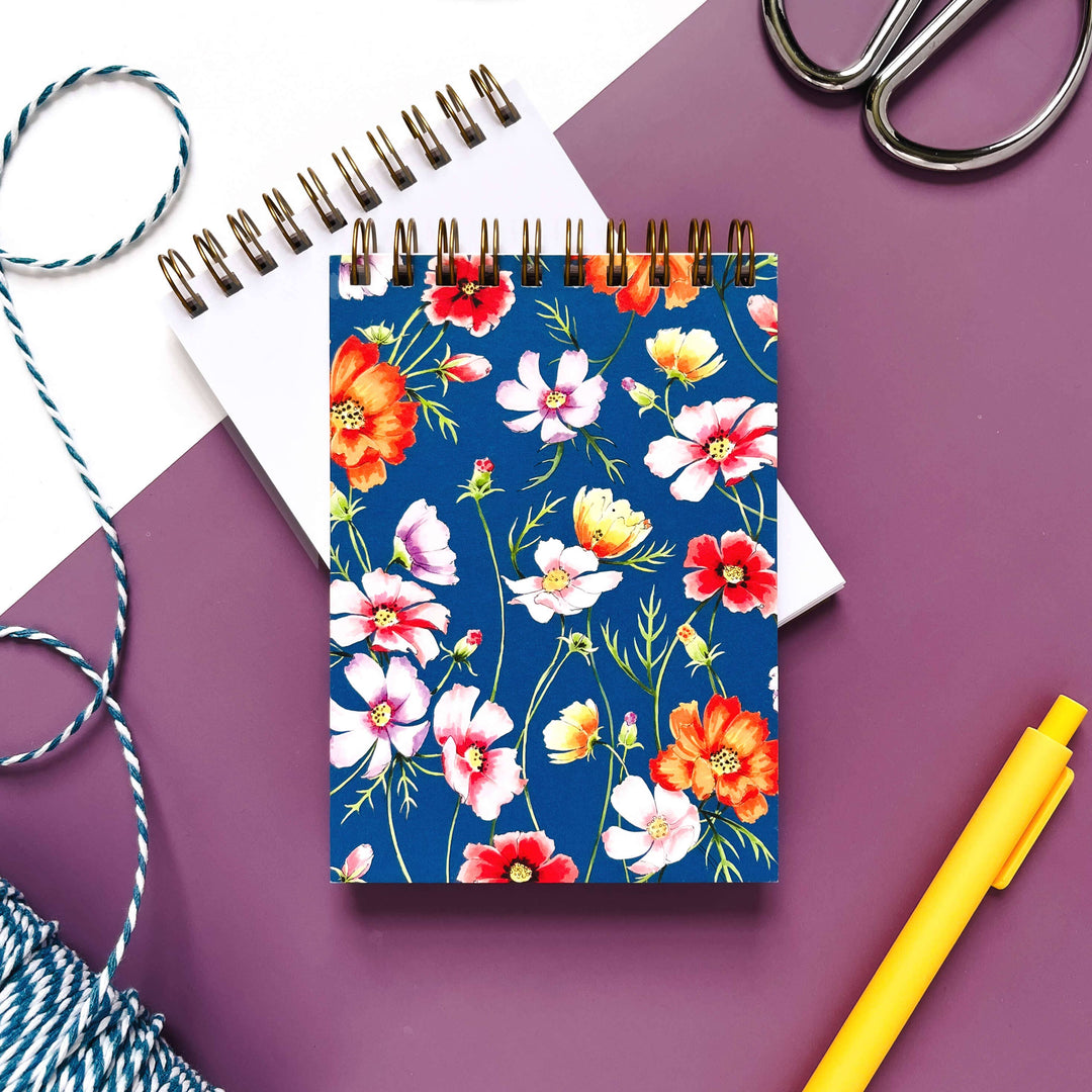 Cosmos Floral Mini Notebook