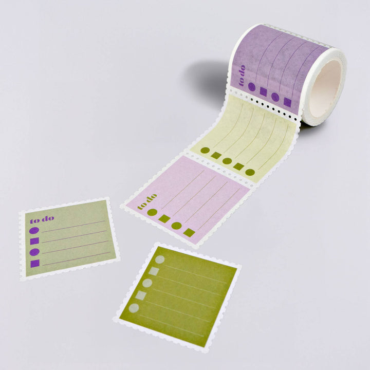 Hinoki To Do Giant Stamp Washi Tape