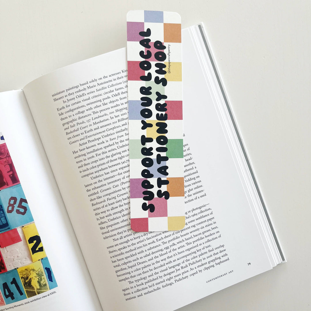 Paper Bookmark, 4 Designs