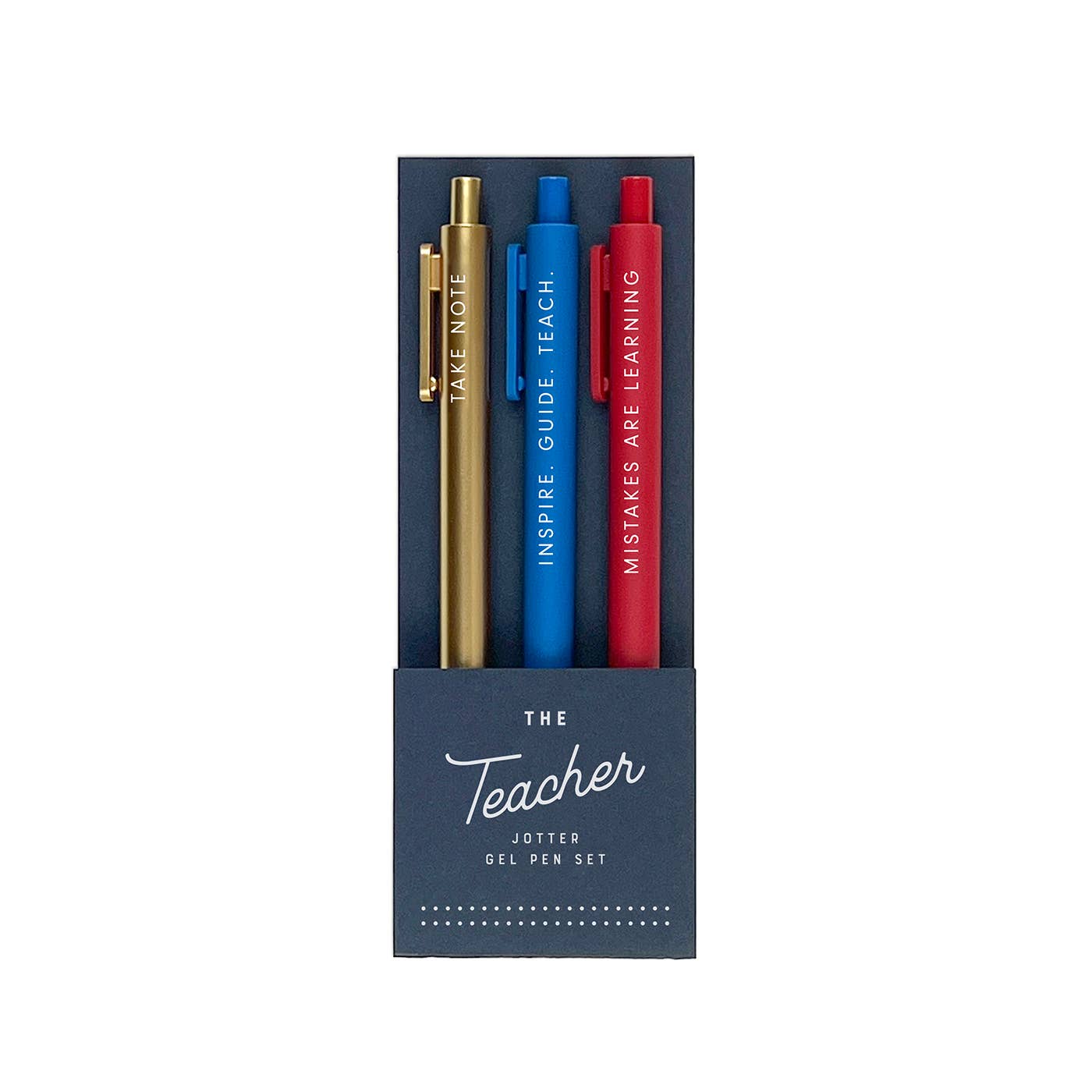 The Teacher Jotter Gel Pen, Set of 3