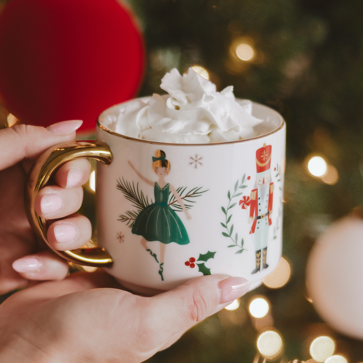 Nutcracker Bone China Mug, 14 oz