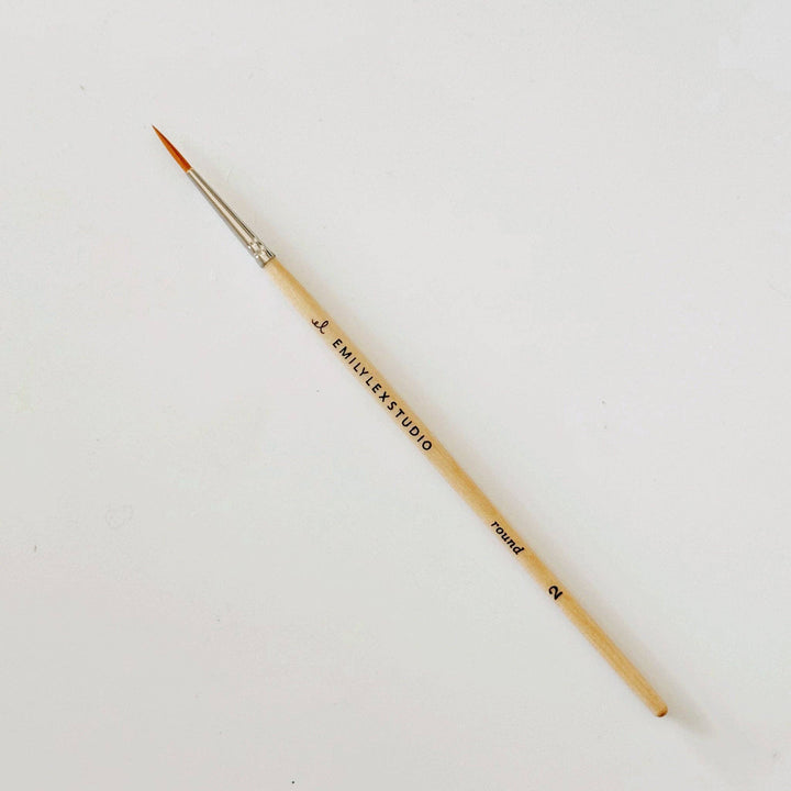 Watercolor Wood Paintbrushes, Set of 5