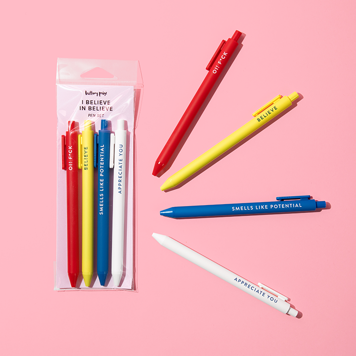 Do You Believe Jotter Pens, Set of 4