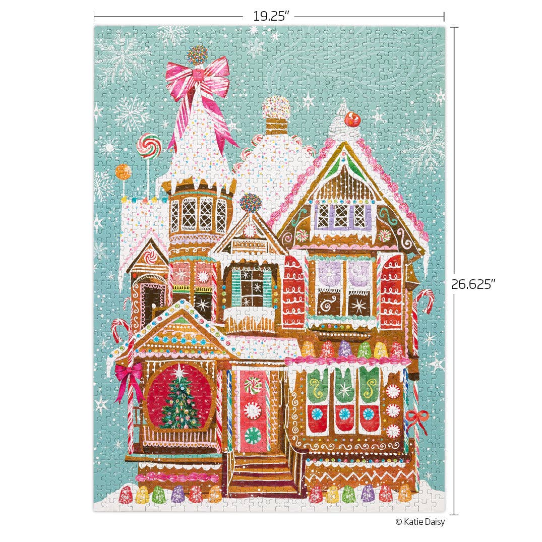 Gingerbread House Puzzle, 1000 Pieces
