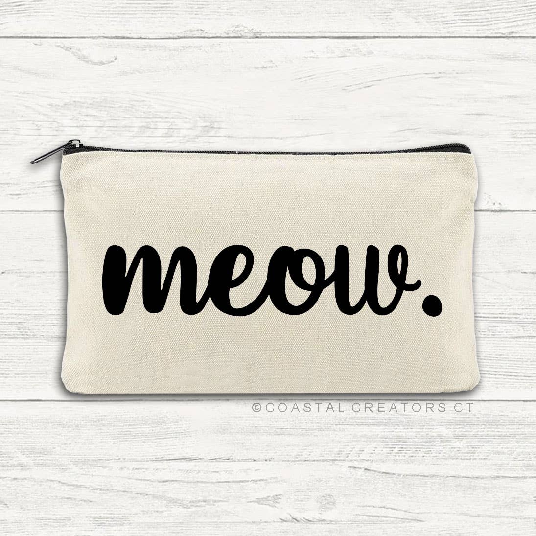 Cat Meow Zipper Case