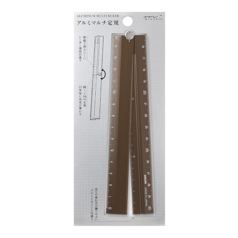 30 cm Aluminum Multiple Ruler