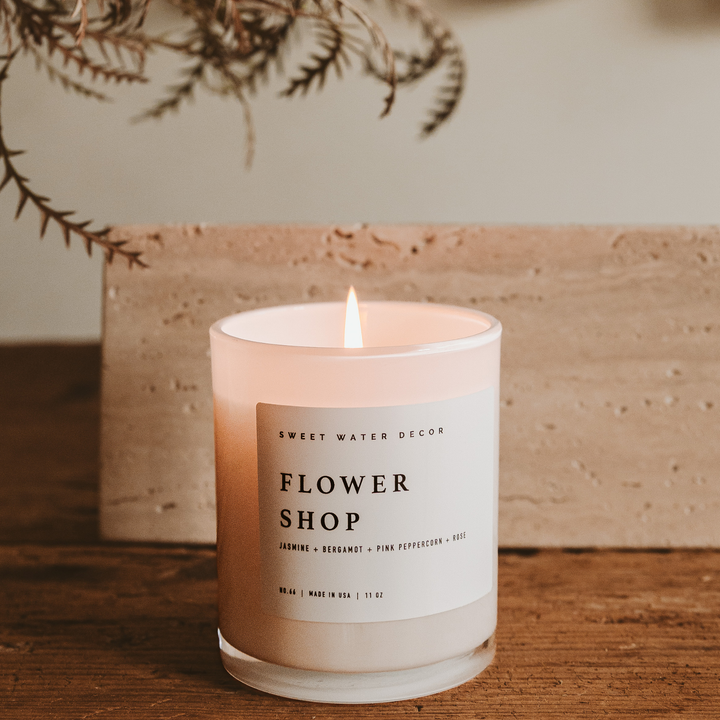 Flower Shop Soy Candle, 11 0z