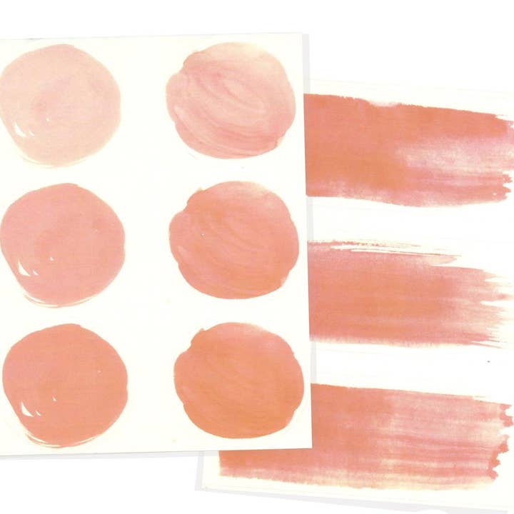 Watercolor Letter Seal Stickers, 2 colors