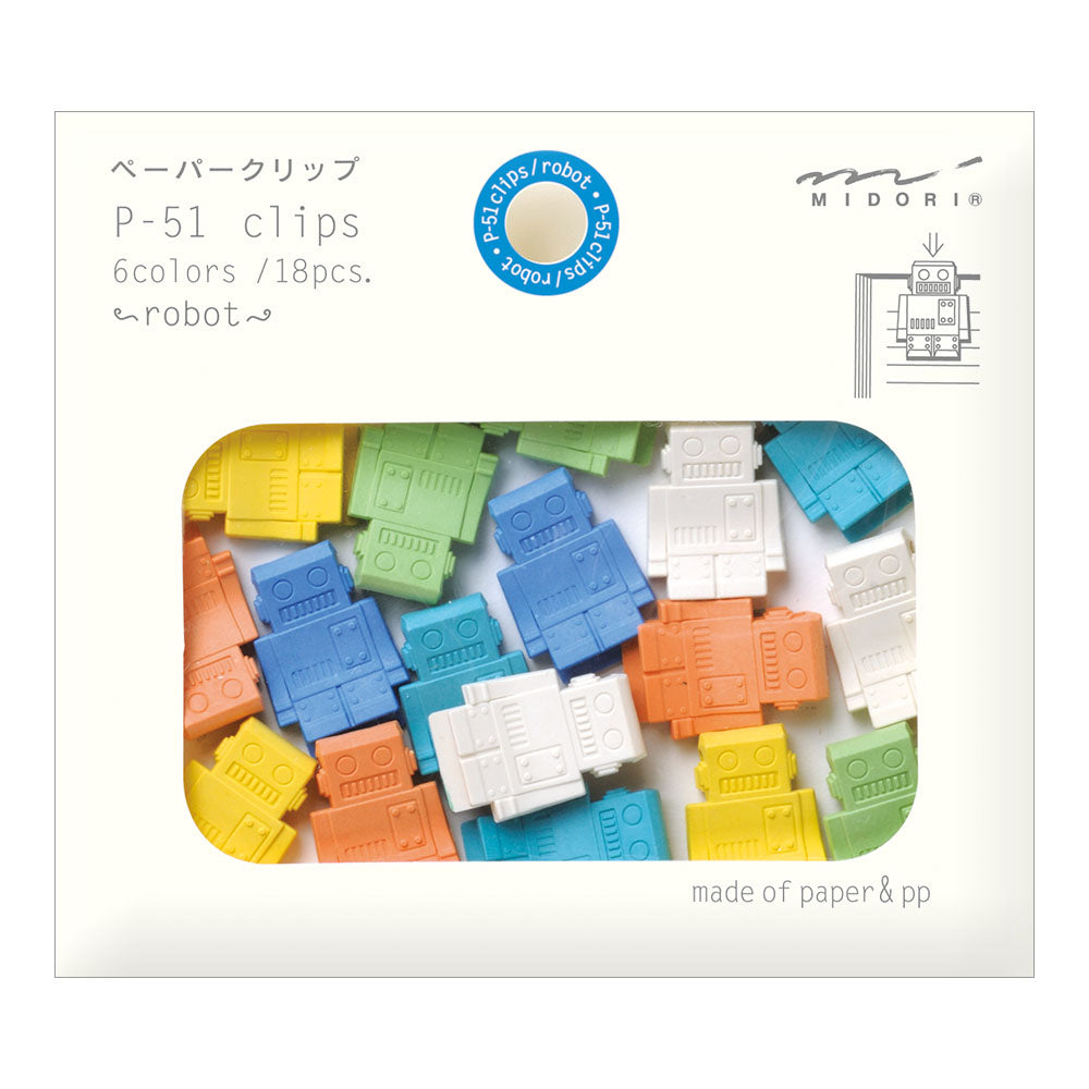 P-51 Paper Clips, Set of 18, 2 Styles