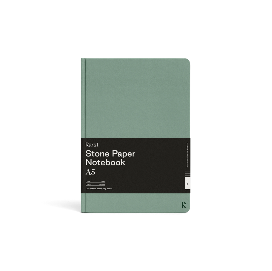 Stone Paper Hardcover Notebook, 3 colors